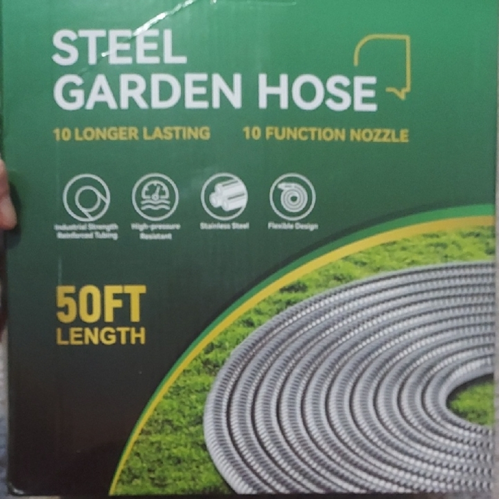 END 30-APR | Steel Garden Hose 50FT